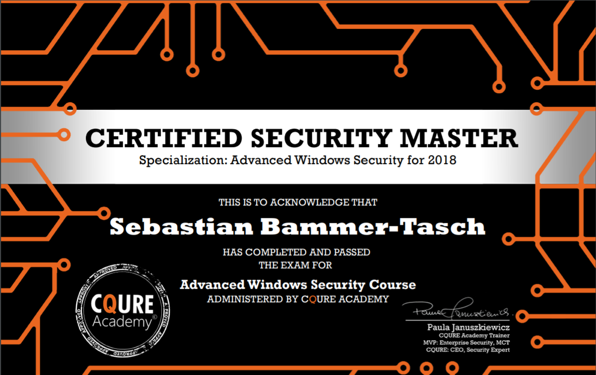 Certified Security Master
